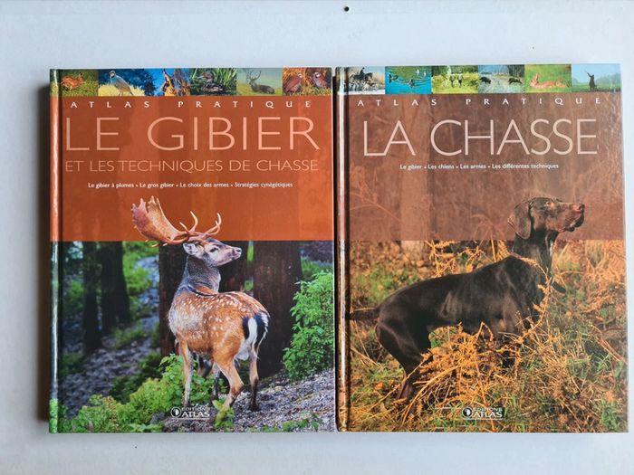 Lot 2 livres passion chasse " le gibier " "la chasse " éditions atlas - photo numéro 1