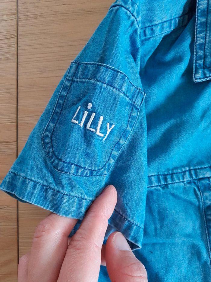 Lilly chemise en jean manche courte taille s - photo numéro 3