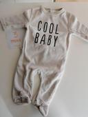 Pyjama velours Bébé Rêve 3 mois