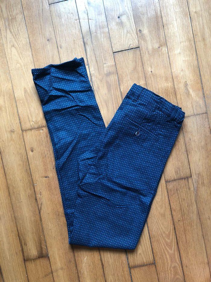 Pantalon bleu sarabanda taille 44 slim fit - photo numéro 2