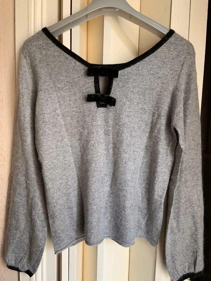 Pull gris Etam taille 40 - photo numéro 3