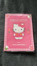 Autocollant cahier hello kitty