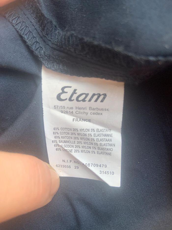 Chemise sans manche bleu marine Etam - photo numéro 4