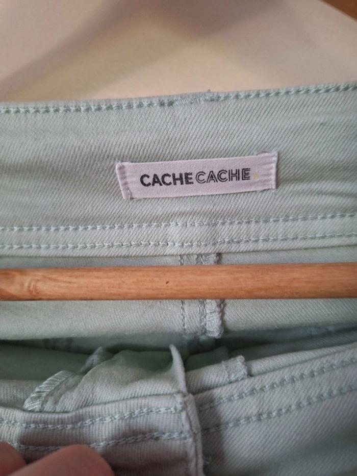 Pantalon elastique menthe cache cache - photo numéro 2