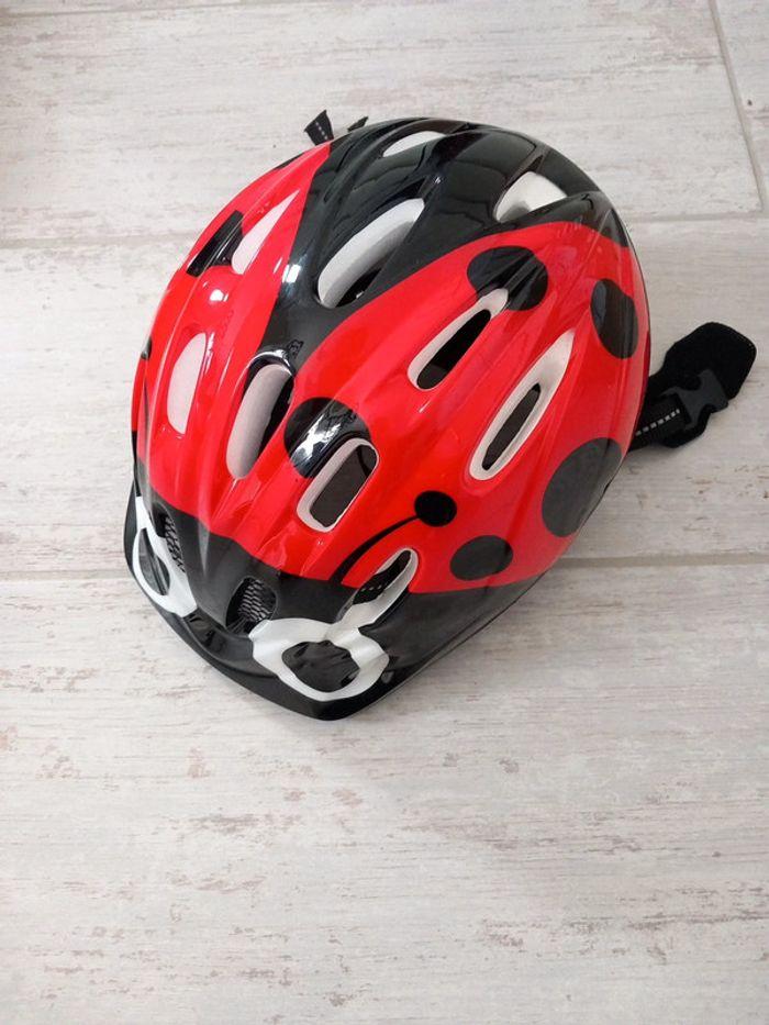 Casque de vélo coccinelle - photo numéro 1