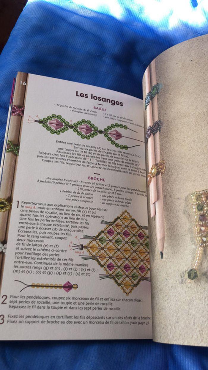 Livre bagues et broches perles de rocaille et fantaisie - photo numéro 6