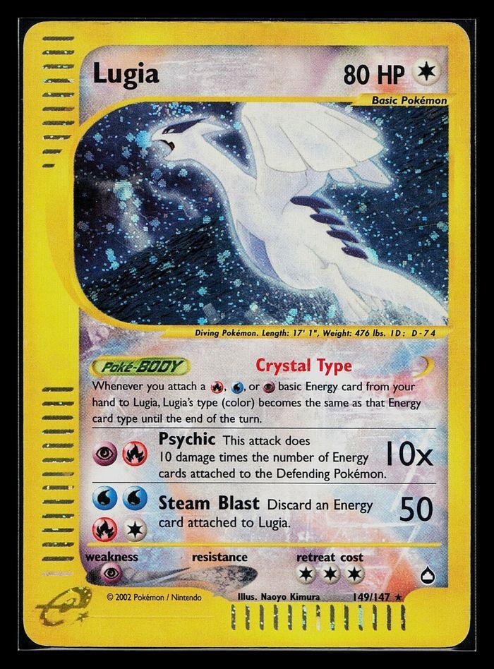 Lugia Pokémon Holo 149/147 - 2002 - photo numéro 1