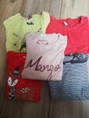 Lot tee shirts