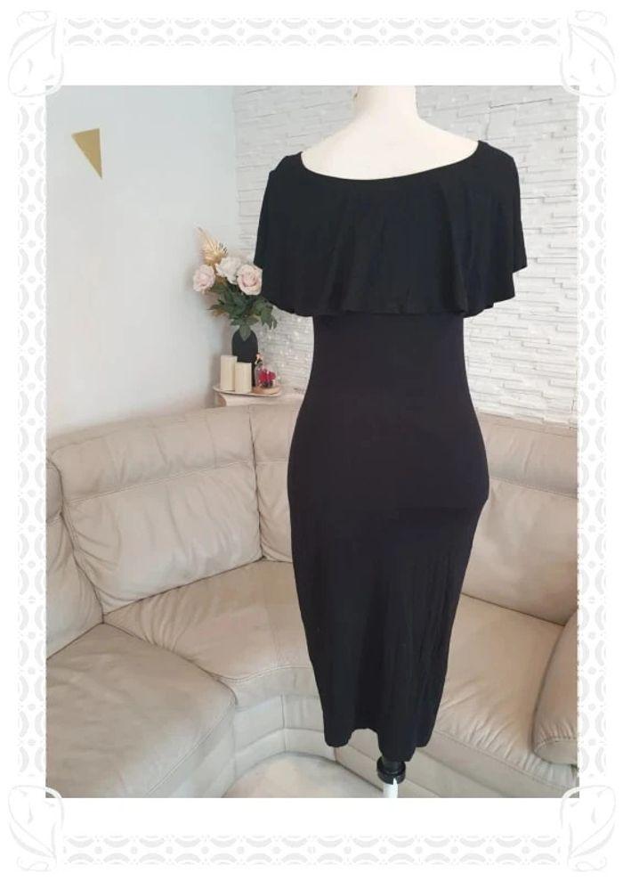 Robe fluide legere noire asos petite taille 36 S - photo numéro 3