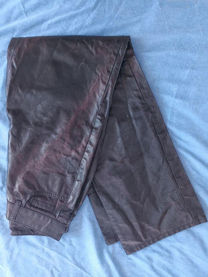 Pantalon simili cuir jamais porté T36 - photo numéro 1