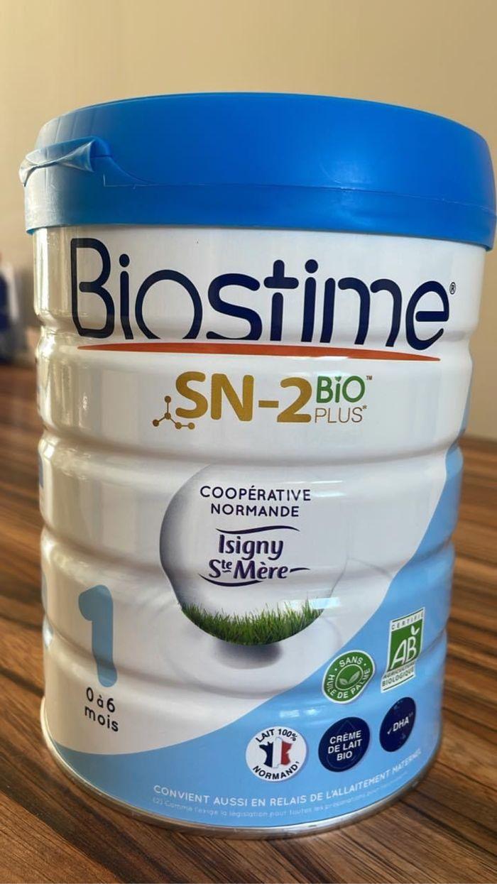 3 boîtes : Lait 1er Âge Biostime