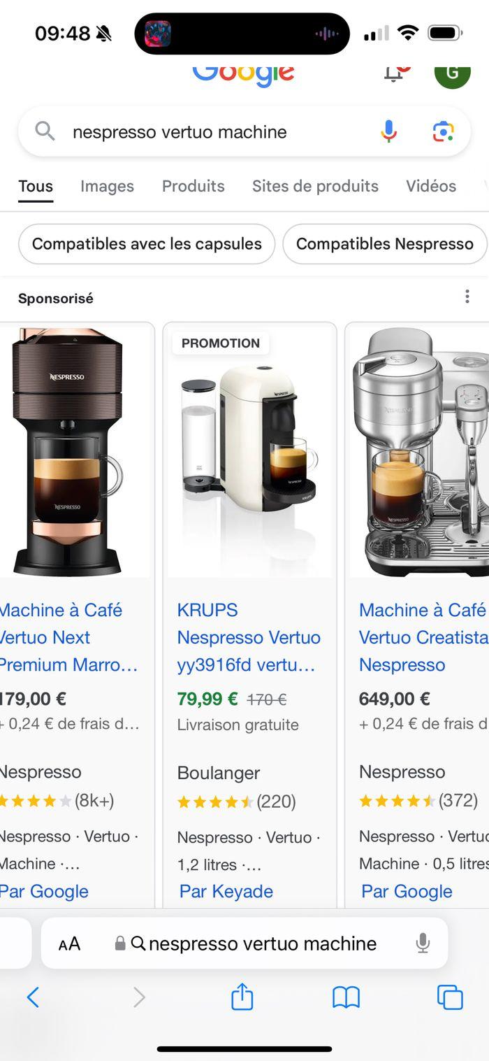 Nespresso vuerto - photo numéro 3