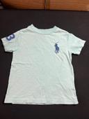 T shirt Ralph Lauren 3 ans bleu ciel