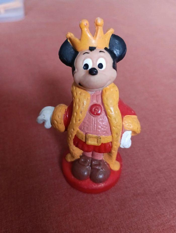 Mickey roi figurine vintage - photo numéro 1