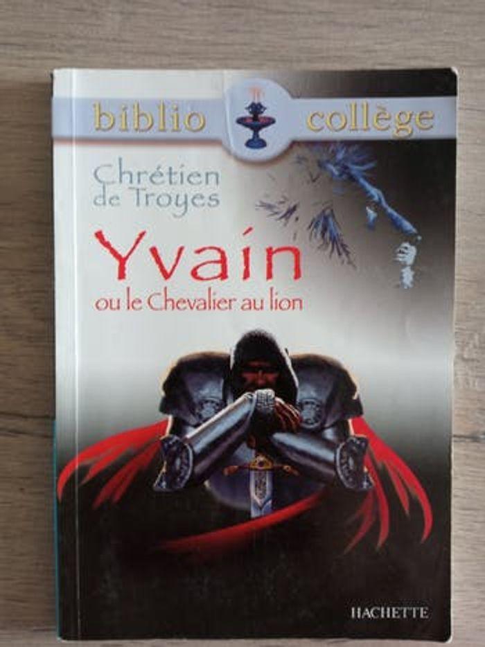 🌸 Livre biblio collège chrétien de Troyes Yvan ou le chevalier au lion 🌸 - photo numéro 1