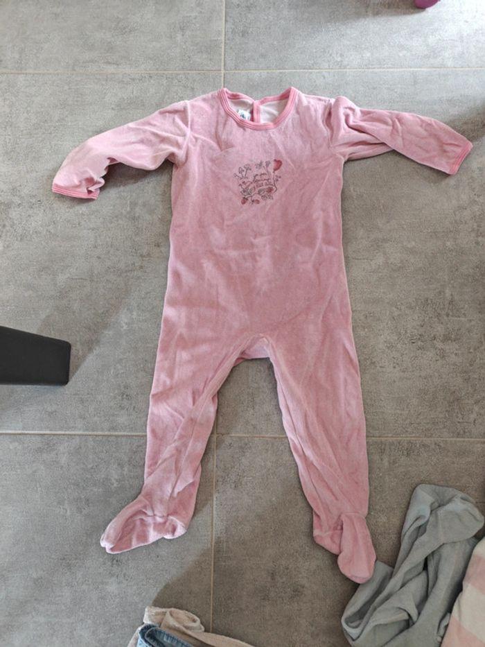 Pijama velour petit bateau - photo numéro 1