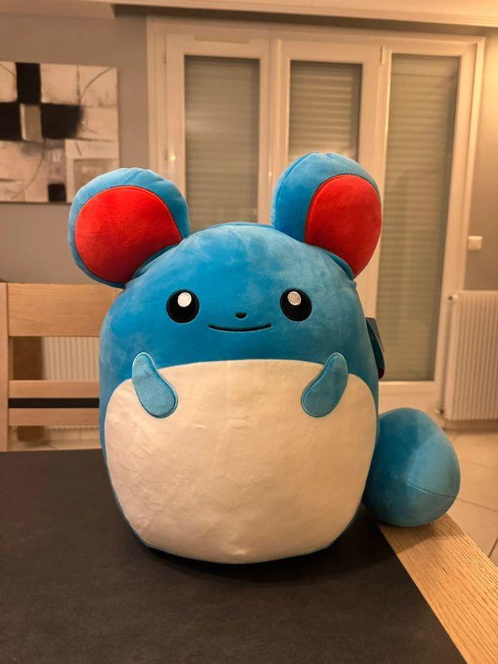 Peluche Pokémon Marill 35 cm Squishmallows Neuf avec étiquette - photo numéro 1