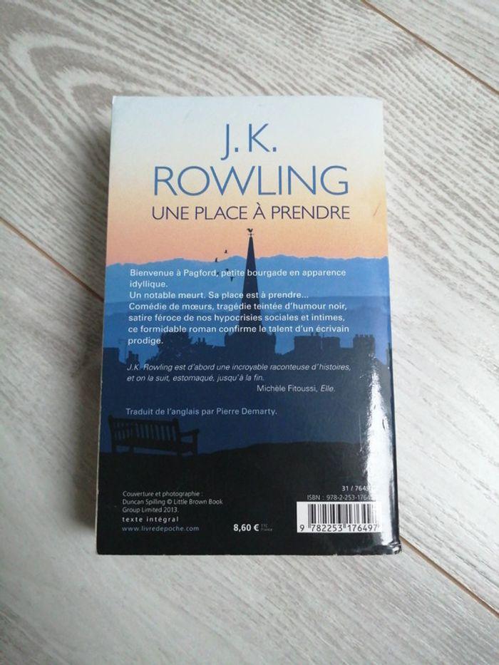 J K Rowling - Une place à prendre - photo numéro 2