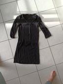 Robe crepe noire Graindemalice taille 36