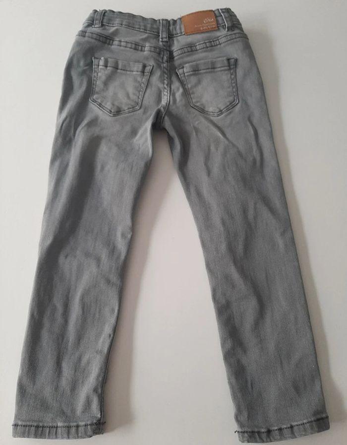 Lot pantalon multimarques gris taille 4 ans / 104 cm - photo numéro 2