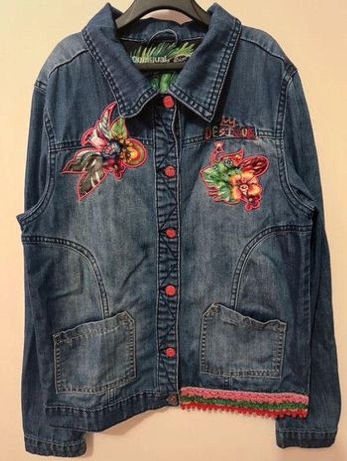 Veste en jean desigual fille taille 13/14 ans ! - photo numéro 4