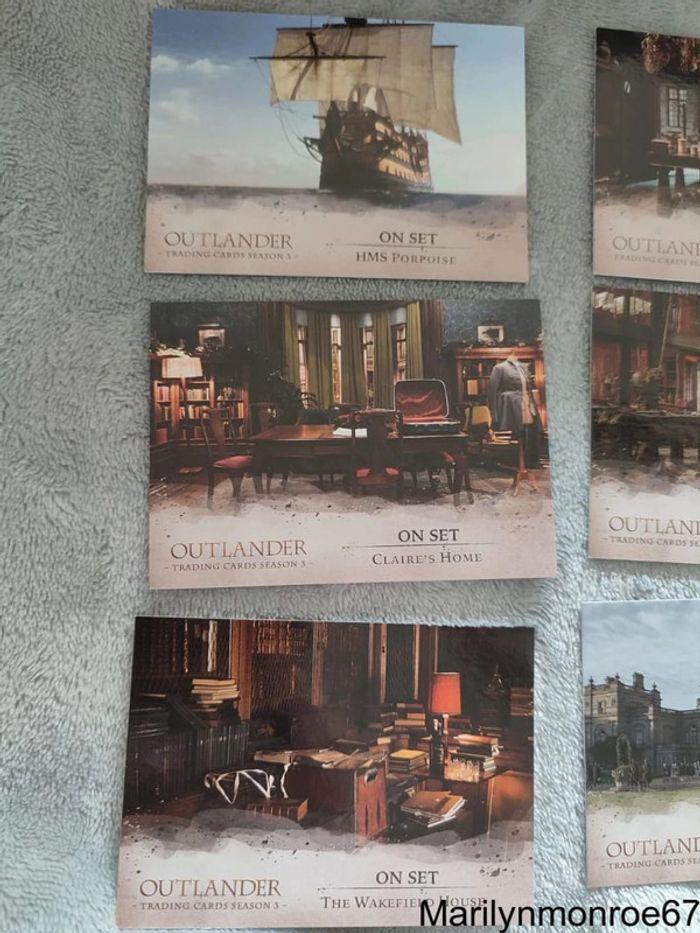 Set complet 9 cartes on set Outlander cryptozoic - photo numéro 3