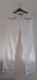 Pantalon blanc Escada