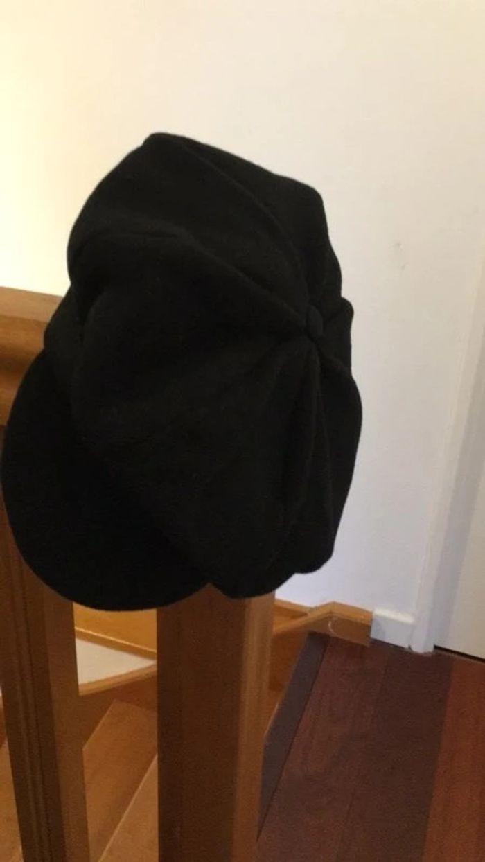 Grande casquette noire - photo numéro 4