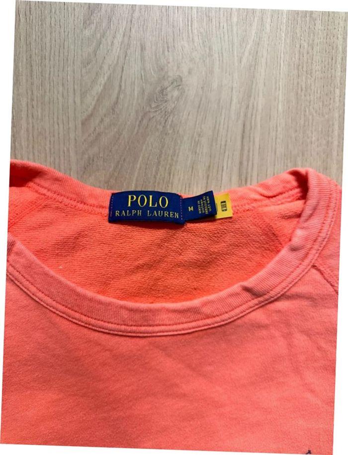 Pull Ralph Lauren Corail Taille M Authentique - photo numéro 3