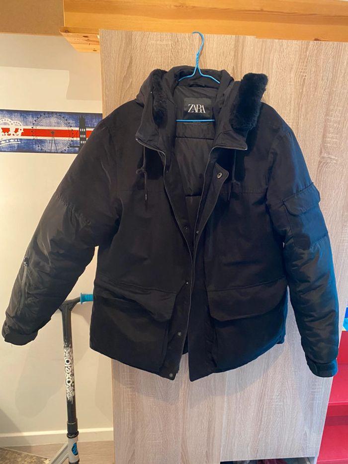 Parka noire ZARA homme taille XXL - photo numéro 7