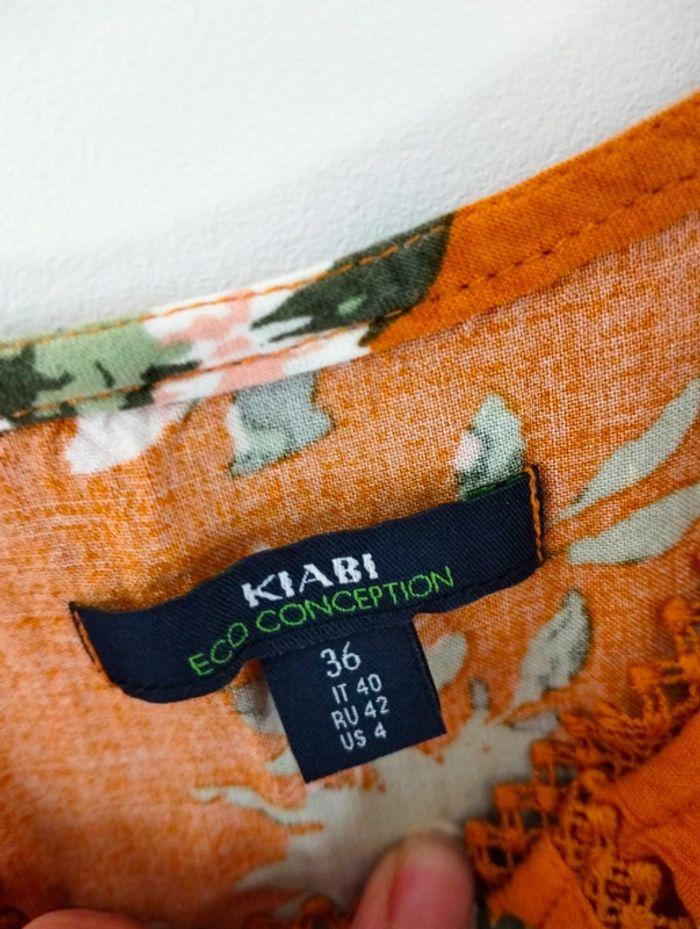 Robe d'été Kiabi (orange), S / 36 / 8 🍊 - photo numéro 5