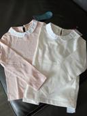 Lot de 2 tee-shirt taille 4ans cyrillus