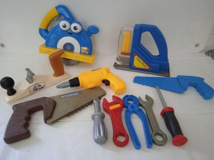 lot  bricolage outils pour enfant jouet d'imitation - photo numéro 1