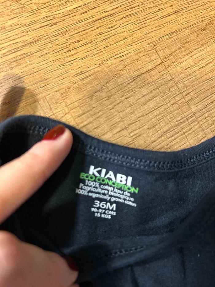 T shirt je veux être comme papa 36 mois Kiabi - photo numéro 3