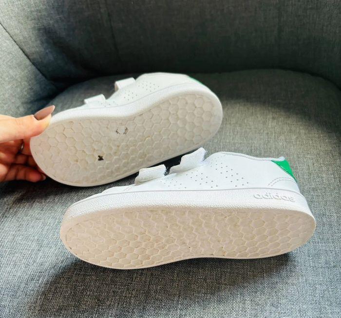 Baskets enfant garçon mixte adidas blanc vert Stan Smith - photo numéro 4