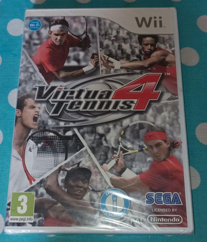 Nintendo Wii - Jeu Virtua Tennis 4 Neuf - photo numéro 1