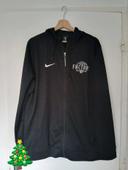 Sweat gilet zippé nike noir hoops factory L