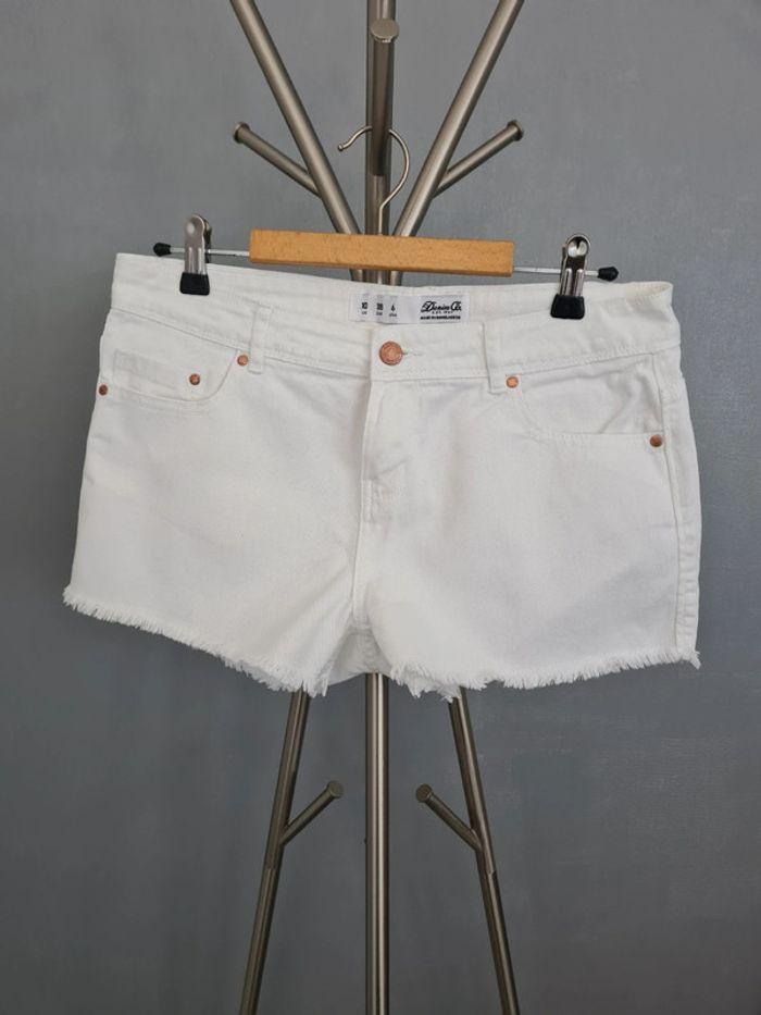 Short en Jean blanc Femme 38 - photo numéro 2