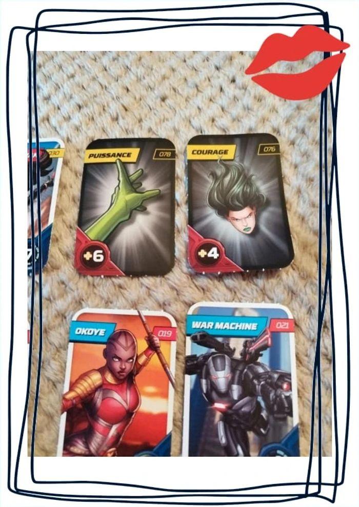 Lot 8 cartes de collection Marvel Avengers - photo numéro 7