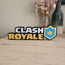 Figurine logo deco Clash Royale 23cm FanArt