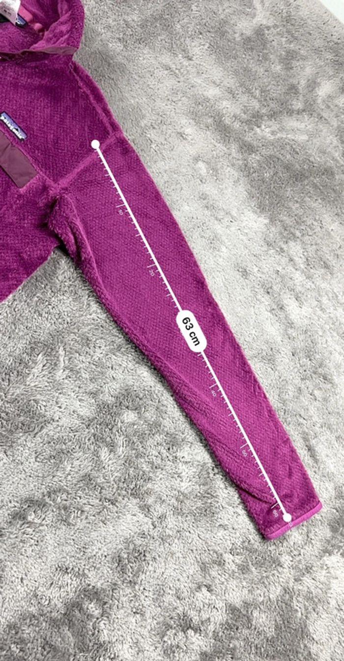 👕 Sweat Pull quart zip demi zip Polaire Femme Vintage Patagonia Violet Taille L 👕 - photo numéro 5