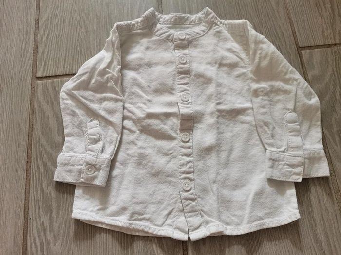 Chemise blanche bébé 12 mois - photo numéro 1