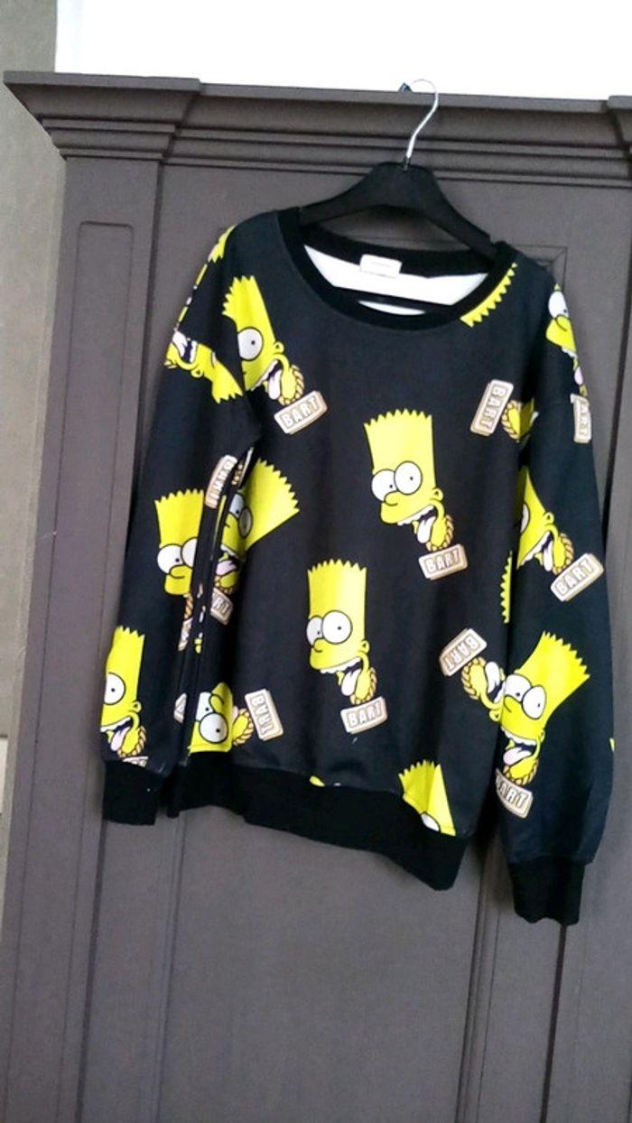 Pull sweat Bart Simpson - photo numéro 1