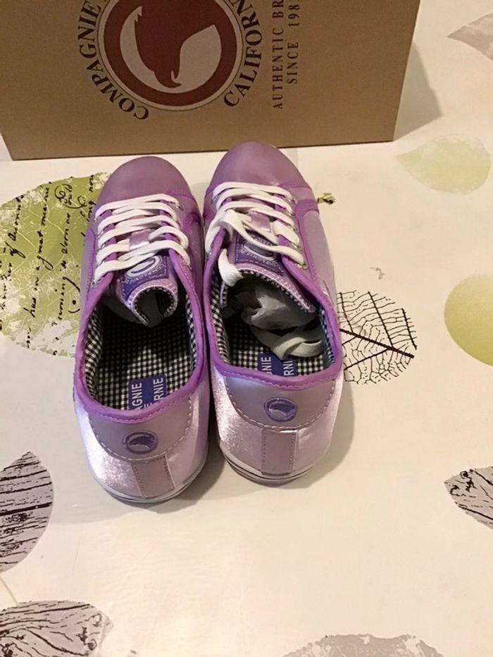 Superbe paire de basket lilas marque Compagnie de Californie taille 36 - photo numéro 5