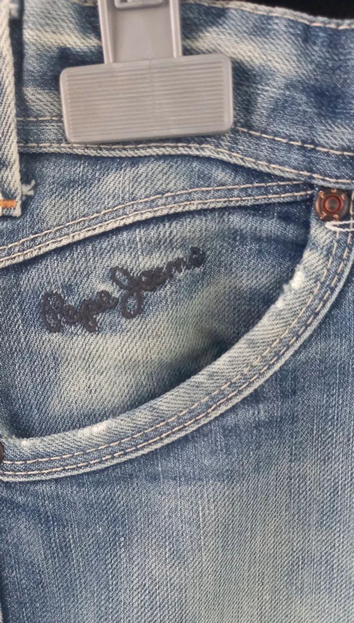 Jeans garçon bleu délavé. Pepe Jeans - photo numéro 5