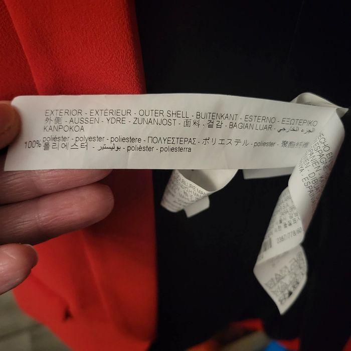 Veste Blazer rouge Zara etat neuf sans etiquette taille M - photo numéro 8