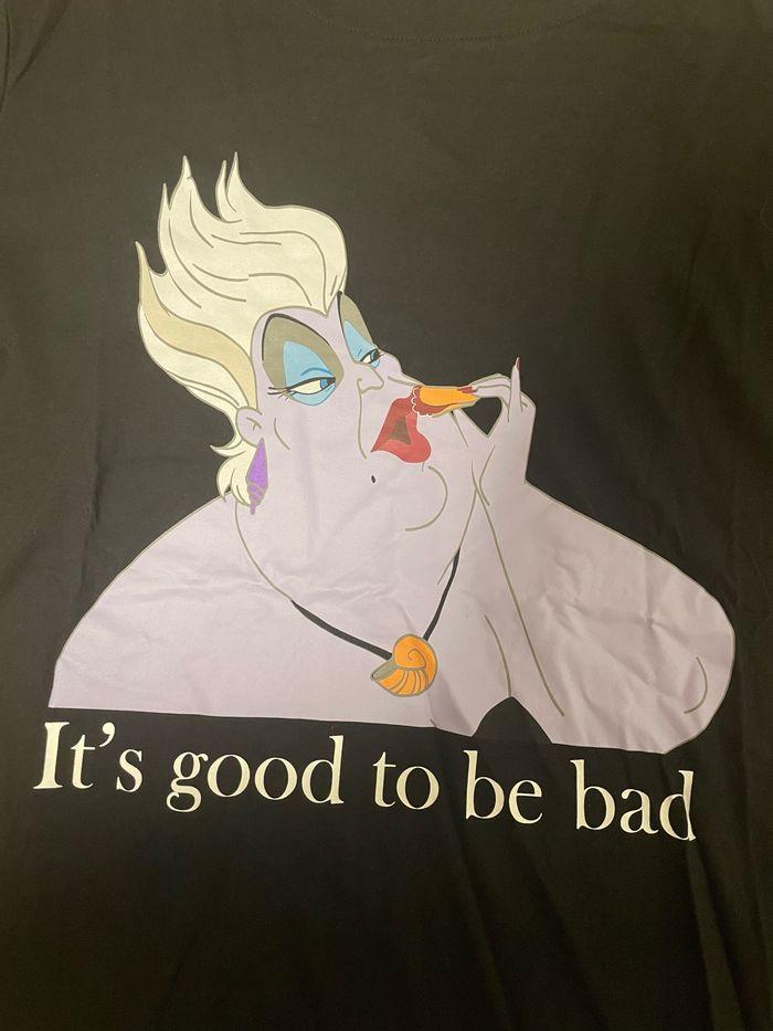 T-shirt Disney villain Ursula taille 3XL it’s good to be bad - photo numéro 2