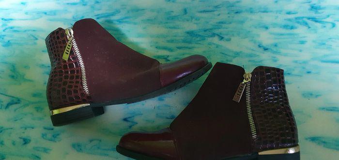 Bottines bordeaux - photo numéro 2