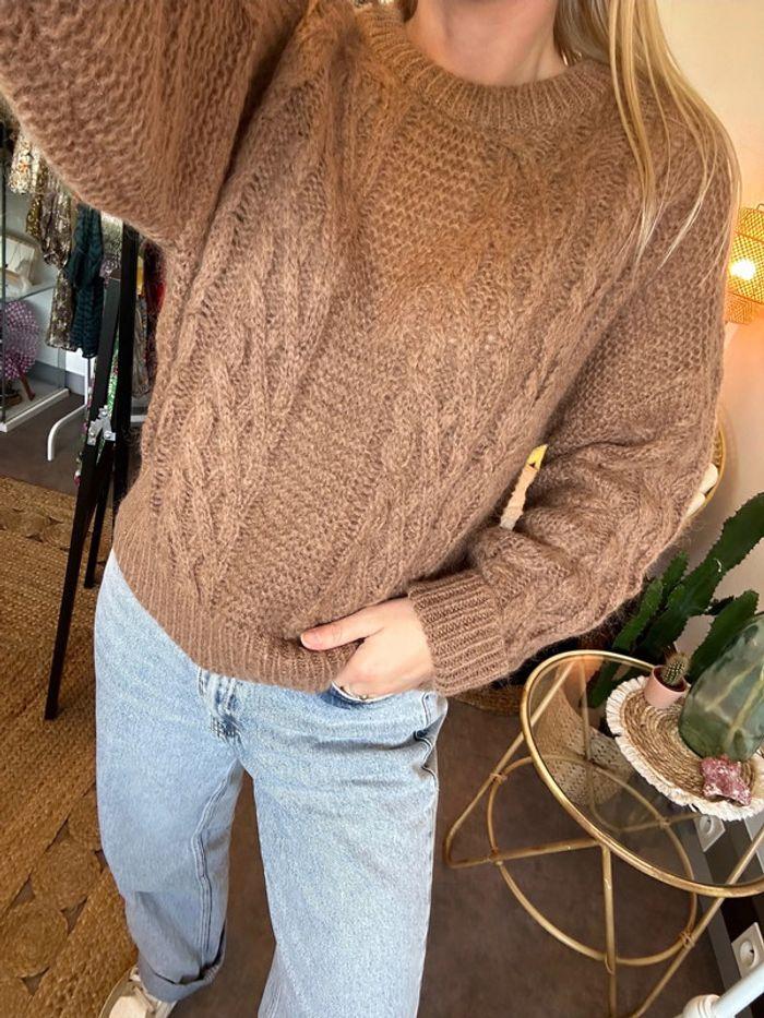 Pull Kookaï oversize en mohair et laine, neuf avec étiquette, taille 34/36 - photo numéro 3