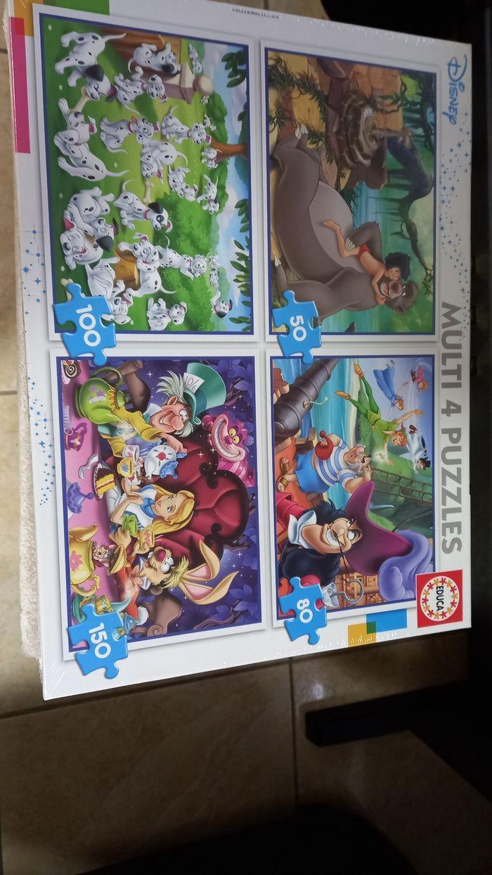 4 puzzles Disney en 1 - photo numéro 2